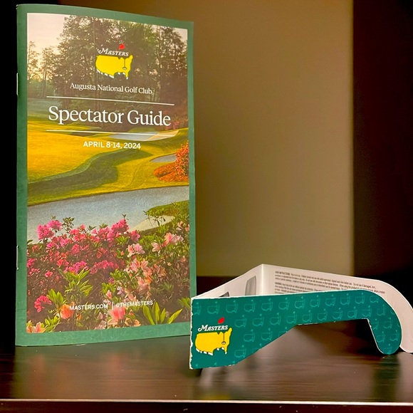 Masters 2024 Spectator Guide and Masters 2024 Eclipse Viewing Glasses - Picture 2 of 6